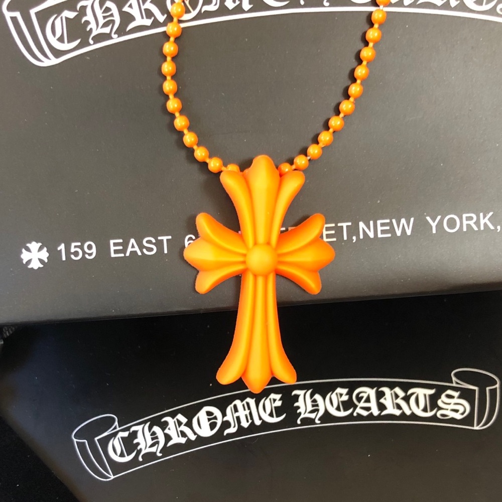 Chrome Hearts 20th Anniversary Necklace Orange